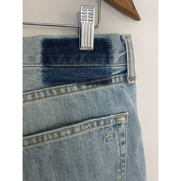 Rag & Bone Jeans 31 Marilyn Union Pool Light Wash Distressed Womens Denim $295 - Picture 8 of 14
